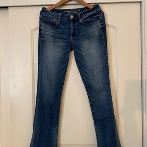 American Eagle 8 Long Skinny Kick Stretch Jeans